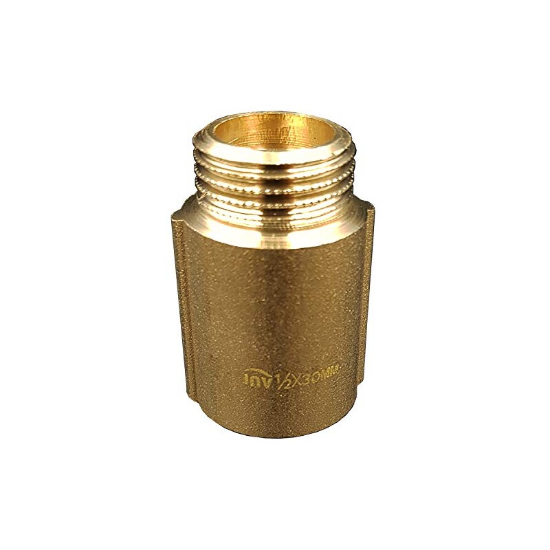1/2" BSP (15mm) Pipe Thread Extension Female x Male Cast