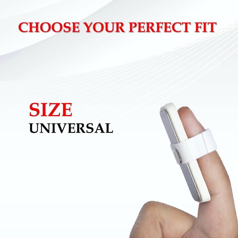 2activelife Mallet Finger Splint, Silver, Universal Size - 1 Unit