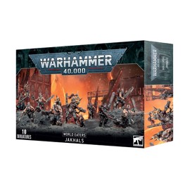 Games Workshop Games Workshop Warhammer 40,000 World Eaters: Jakhals, Red, One Size