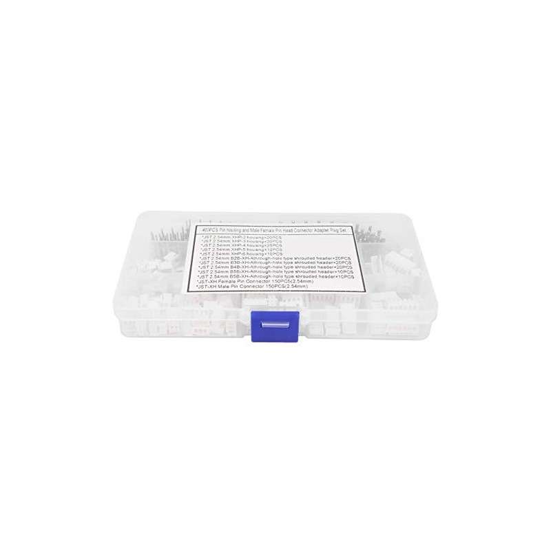 460pcs/caja Conector de cable Conector macho y hembra Terminal 2/3/4/5/6PIN