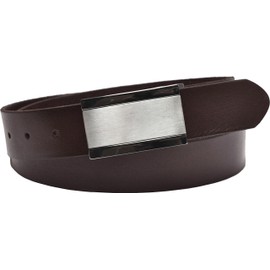 Ashford Ridge Men's 34mm (1.25") Full Grain Leather Belt, brown