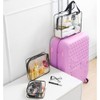 Toiletry Bag Transparent, 3 Pieces PVC Transparent Cosmetic Bag Makeup