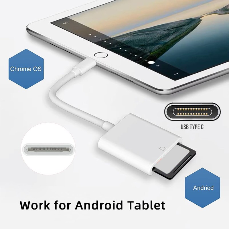 cablecc USB-C Type C USB 2.0 to Standard SD SDXC