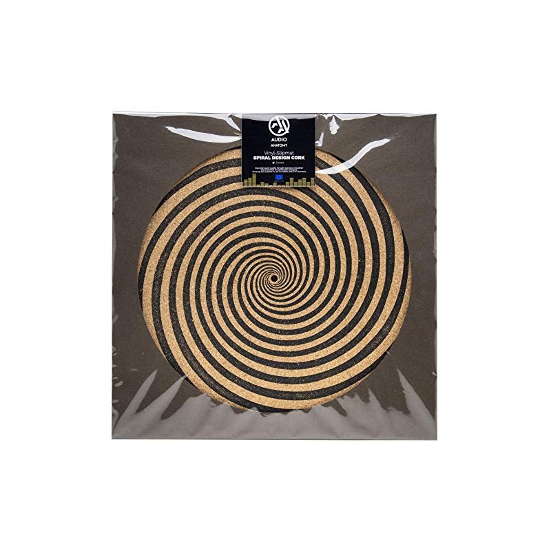 AA Audio Anatomy Vinyl Record Turntable Cover Spiral Design Made