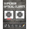 HTS HUNTERSKY E60 Anti-Fog Crystal Frame Safety Glasses with Side