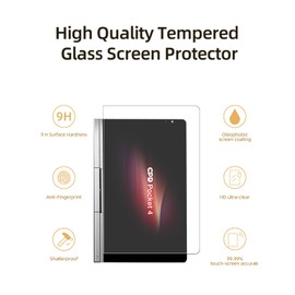 Screen Protector for GPD Pocket 4 Mini Laptop 8.8inch,Tempered Glass Film Anti-Scratch High Touch Sensitivity,2 Pack.