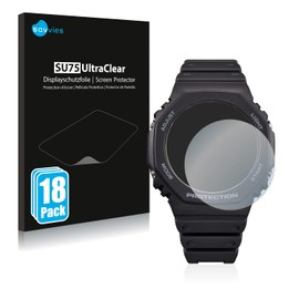 Savvies Pack of 18 Screen Protectors for Casio G-Shock GA-B2100 Ultra Transparent