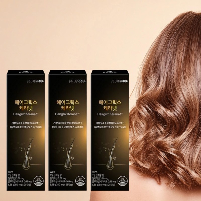 Nutricore Keranet Hairgrix Miliacin Hair Elasticity Improvement Hair Solution 3