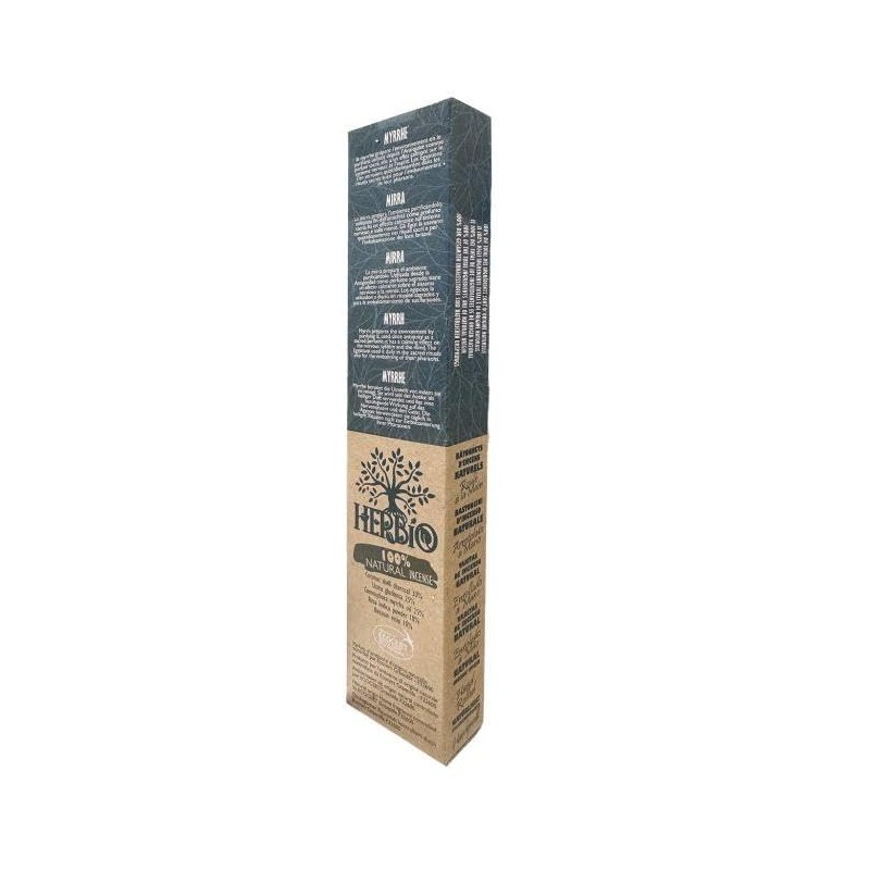 Fragrances & Sens - Natural Myrrh Incense Sticks Herbio, Handmade,