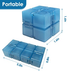 Fidget Toys Cube Infinity Gadgets, Finger Sensory Game for Adults and Teen Kids, Cute Cool Fidgets Toy Fit for Stress and Anxiety Relief or ADHD and Kill Time, Presents for Children （Blue）