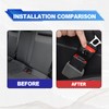 stymart 2PCS Safety Belt Buckle Holder, Silicone Safety Belt Buckle