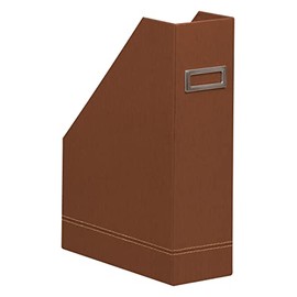 Rhodia 194539C Magazine File 10 x 25 x 31 cm Elegant Imitation Leather Ideal for Newspapers and Documents 1 Piece Copper
