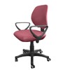 VOSAREA Claret Office Chair Covers Stretch Computer Desk Chair Slipcovers