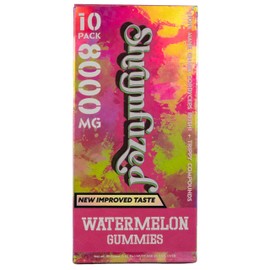 Shrumfuzed - Proprietary Nootropic Gummy 8000mg, Now with New Improved Taste - Lion's Mane, Reishi, Chaga, and Cordycep Nootropic Tripee Mushroom Blend (10, Watermelon)
