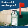 Impresa Stick-On Mailbox Flag Replacement Kit - 2-Pack Red Plastic