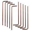 Auvotuis 2.5mm Hex Key Wrench, 10Pcs Allen key Wrench, L