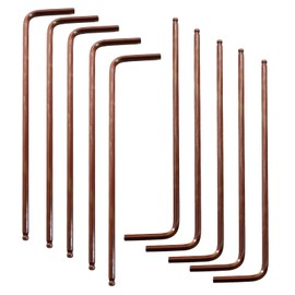 Auvotuis 2.5mm Hex Key Wrench, 10Pcs Allen key Wrench, L Shaped Wrench, Hex Key Hexagon Head Replacement, Small Hex Wrench for Repairing Bike, Furniture