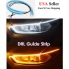 xglow 2x 24" DRL LED Headlight Strip Daytime Running and