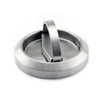 AWOCAN 2PCS Round Recessed Door Handle Hidden Brushed Stainless Steel