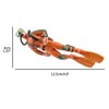 4Pcs Mini Diver Figurines Model Simulation Underwater Adventure Diver Figure