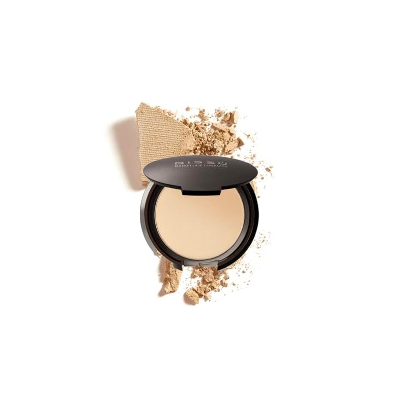 Maquillaje Compacto en Polvo Bissu | 15 Tonos disponibles Acabado