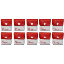 MontCherry Brand Pocket/Purse Ashtray in Red/White Colours - 10 Ashtrays Sold by Trendz