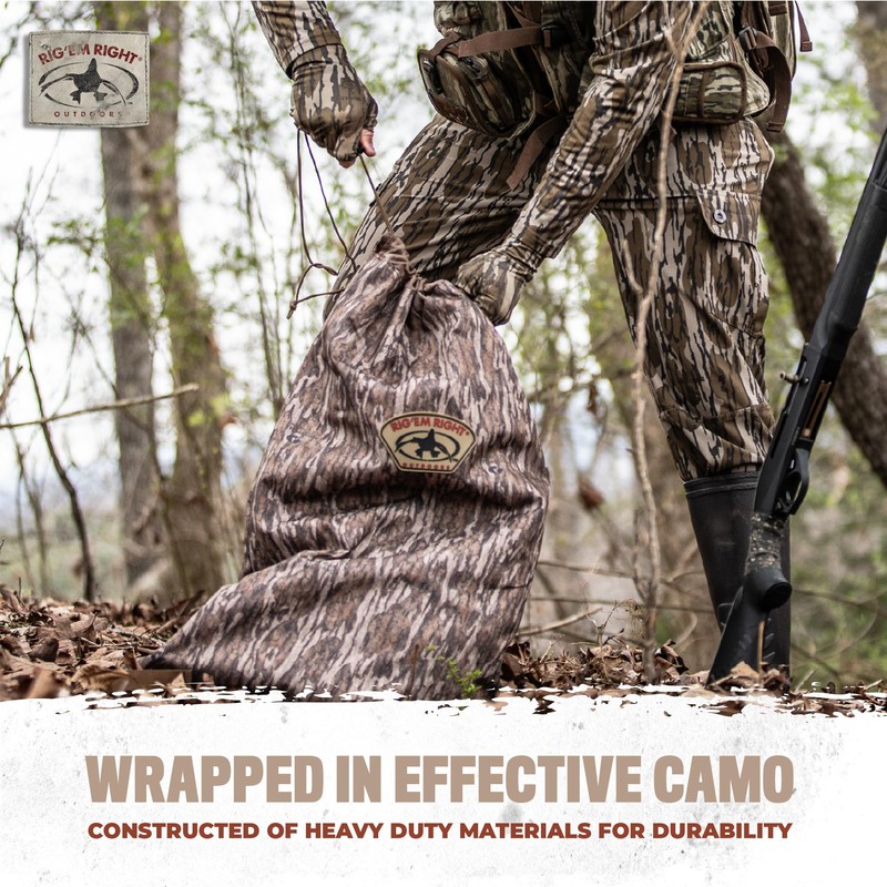 Rig'Em Right Turkey Decoy Bag, Padded Shoulder Strap, Heavy Duty