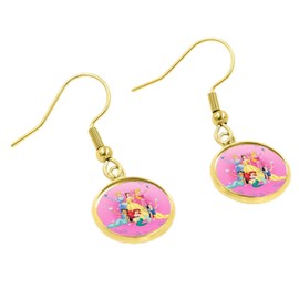Princess Love Drop Dangle Earring, Gold