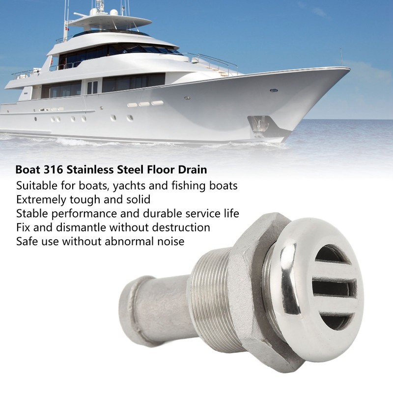 Floor Drain Exhaust Air Outlet 316 Stainless Steel Fit for
