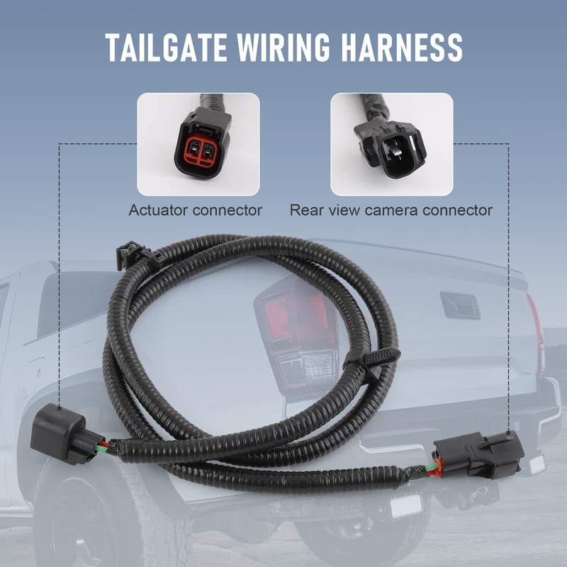 DICMIC Power Tailgate Bed Remote Lock Assembly Kit Compatible with