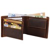 Nestron Men's Wallet with Double Stitching and RFID Protection, Vintage