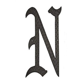 Montague Metal Products Home Accent Monogram, N, 16-Inch