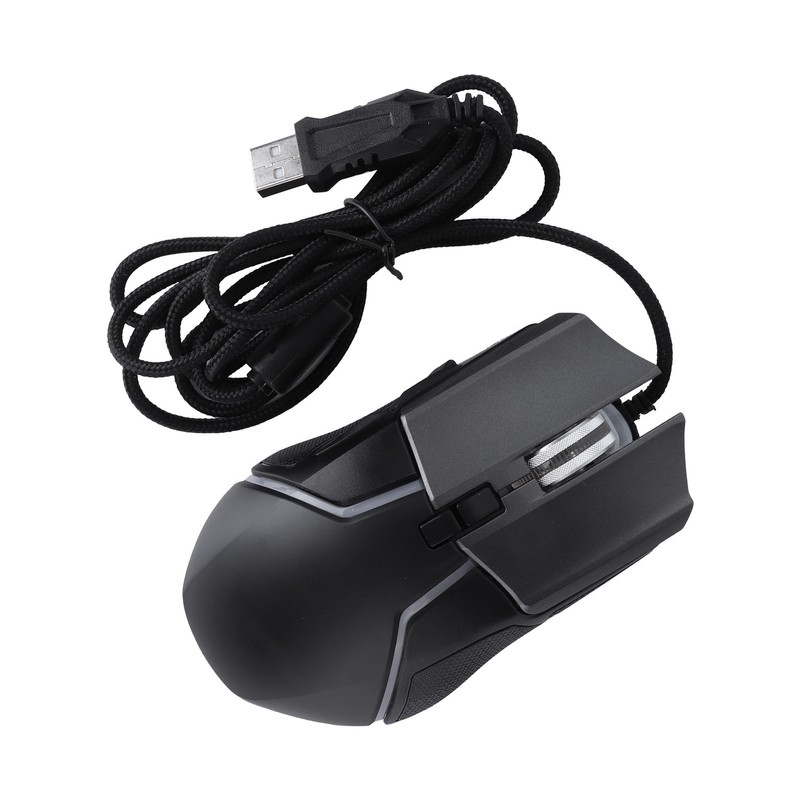 Gaming Mouse Adjustable DPI Mechanical Ergonomic RGB Lighting Wired Mice