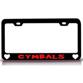 Custom Brother - Cymbals Musical Musician Metal Car SUV Truck License Plate Frame Bl d14
