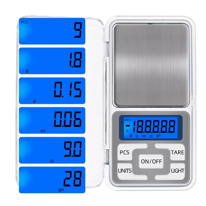 Salesbay Pocket Mini Digital Scale 500g/0.01g Balance Jewellery Precision Weight
