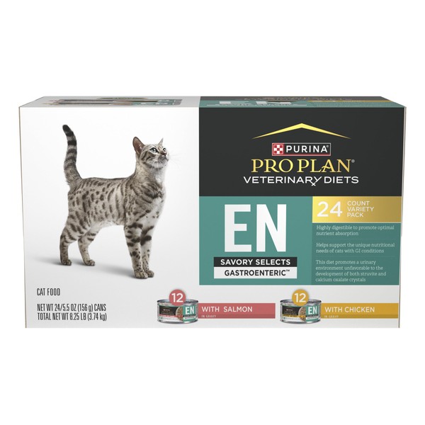 Pro Plan Veterinary Diets Purina EN Gastroenteric Feline Formula Savory
