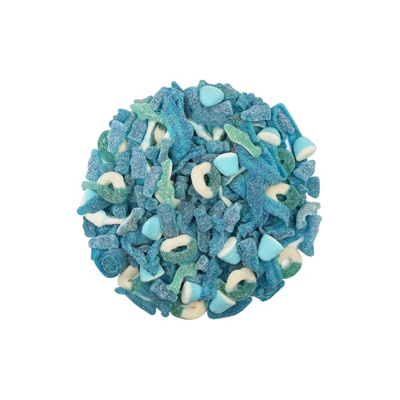 FirstChoiceCandy Sour Mix Gummies (Blue, 2 Pound)