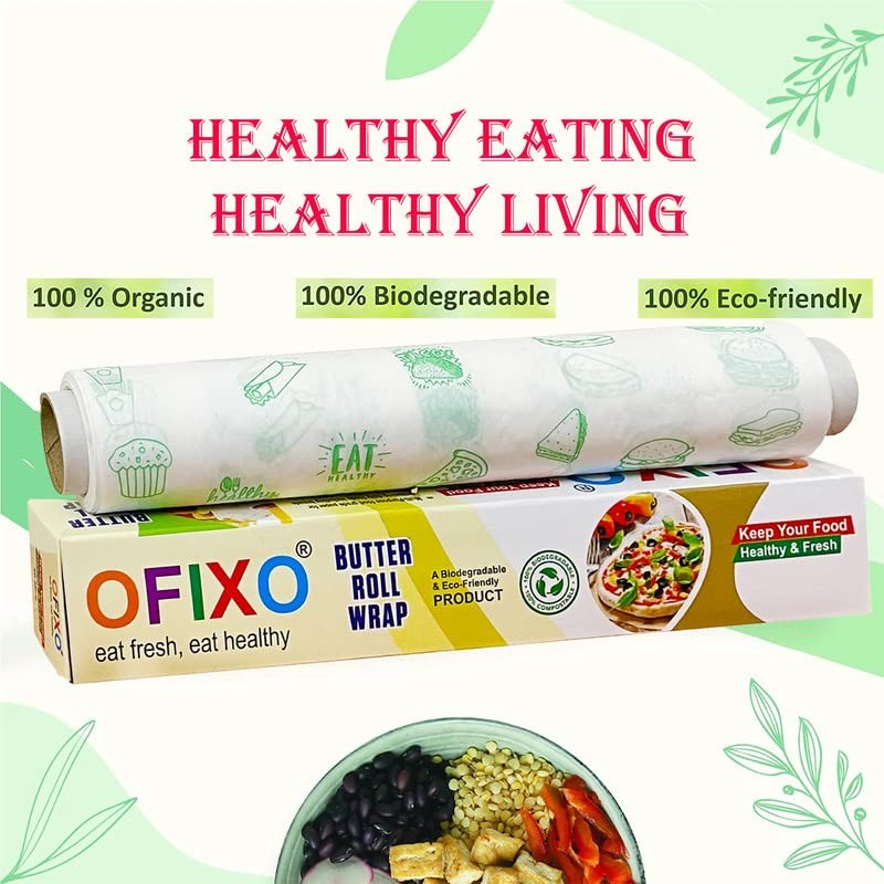OFIXO 25 Meter Food WRAP Multipurpose Food Wrapping Paper