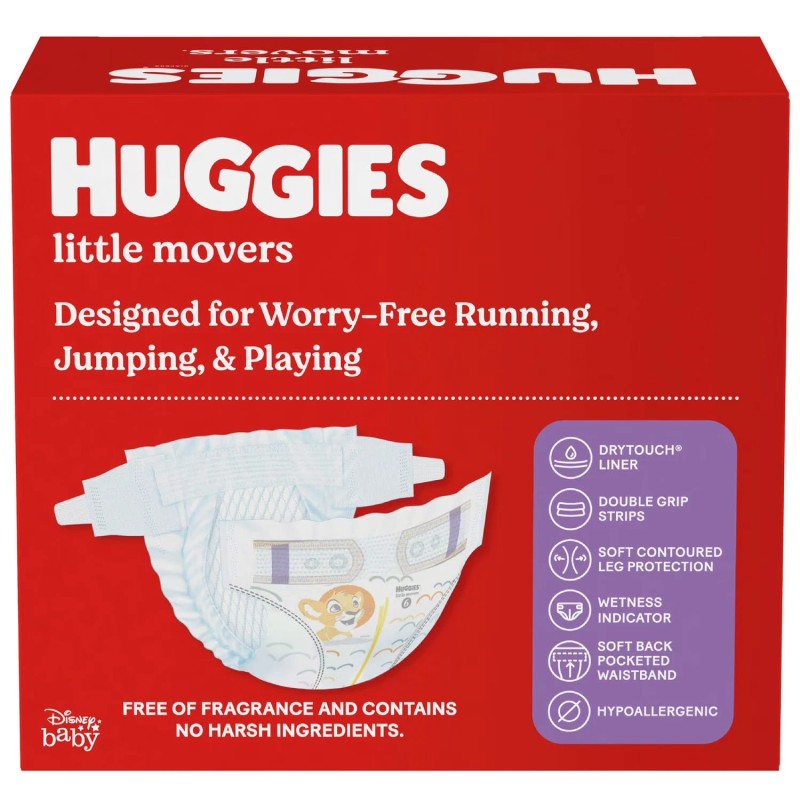 Huggies Little Movers Mickey Mouse Disposable Baby Diapers (Size 6)