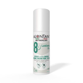Alontan Lozione 0+ Insettorepellente - 75ml - contro zanzare e zecche - fino a 8 ore di protezione, si può usare da zero mesi, prodotto biocida a base di IR3535 10%