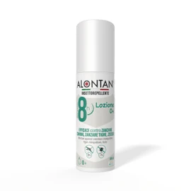 Alontan Lozione 0+ Insettorepellente - 75ml - contro zanzare e zecche - fino a 8 ore di protezione, si può usare da zero mesi, prodotto biocida a base di IR3535 10%