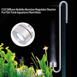 Co2 Diffuser, Stainless Steel Carbon Dioxide Diffuser Fish Tank Supplies Aquarium Equipment(L (300mm))