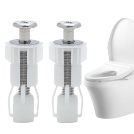 Toilet Seat Bolts Replacement Kit,Heavy Duty Fastener Set | Toilet Seat Tightening Screws Hardware for Bathroom Floor Mount Repairing Maintenance