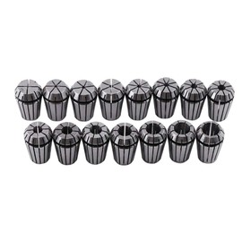 Yosoo 15Pcs Er20 Spring Collet Set for CNC Workholding Engraving Machine and Milling Lathe Tool 1-13Mm