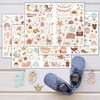 GmwyCzV Pack of 4 Baby Album Stickers, Scrapbook Accessories, Baby