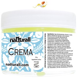 Natturall Crema de Almendra Organica para Cuerpo 50 g