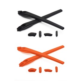 PapaViva Replacement Nose Pieces & Ear Socks Rubber Kits for Oakley Flak 2.0 OO9295/Flak 2.0 XL OO9188/Flak 2.0 Asian Fit