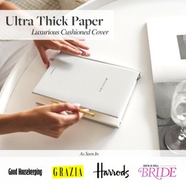 Award Winning UK Comprehensive Wedding Planner Book and Organiser for the Bride | Tissue Wrapped in a Gift Box | Cushioned Cover | Elegantly Designed Planner, Every Detail for your Special Day