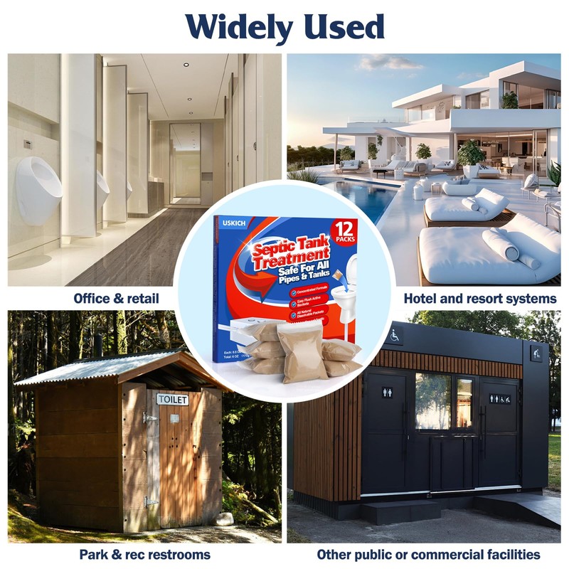 Septic Tank Treatment - 1 Year Supply of Septic Safe