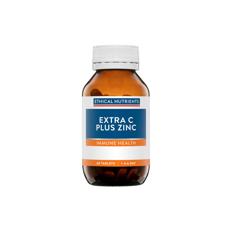 Ethical Nutrients Extra C Plus Zinc 60 Tablets